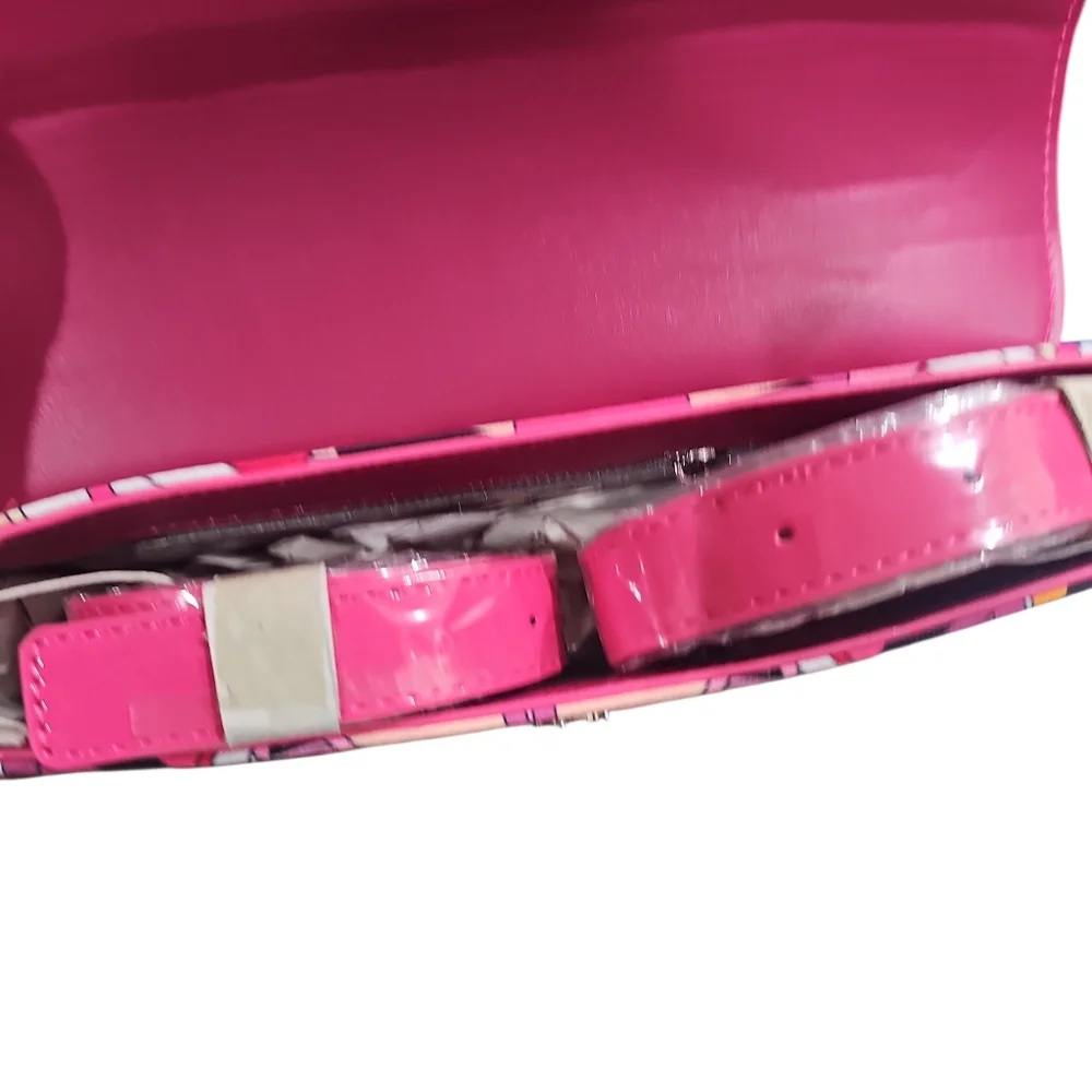J.reneé 10522 FAPRP PINK/RED/PURPLE/BLACK MULTI... Purse NWT